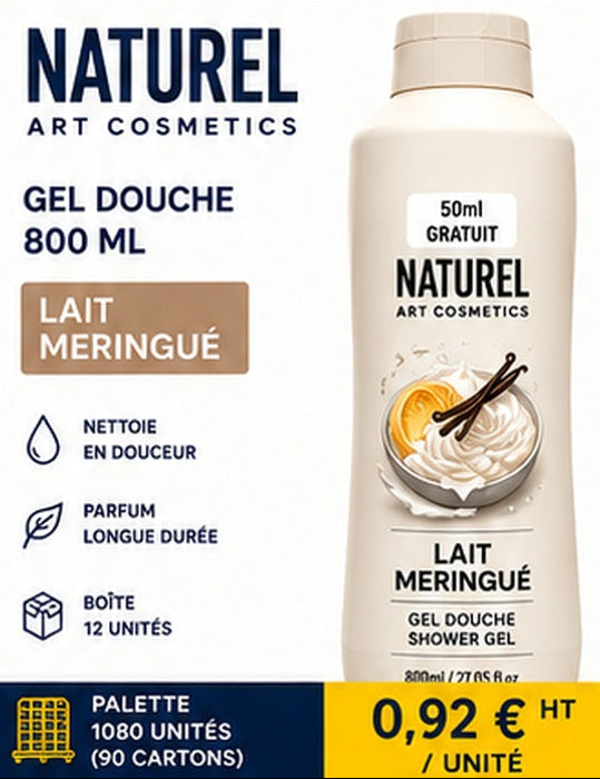 Gel douche Leche Merengada 800 ml – Naturel