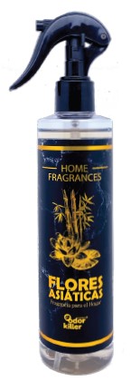 Spray "FLEURS ASIATIQUES" parfum ambiance 300 ml - Odor Killer 12 unités a 1,66€/unité