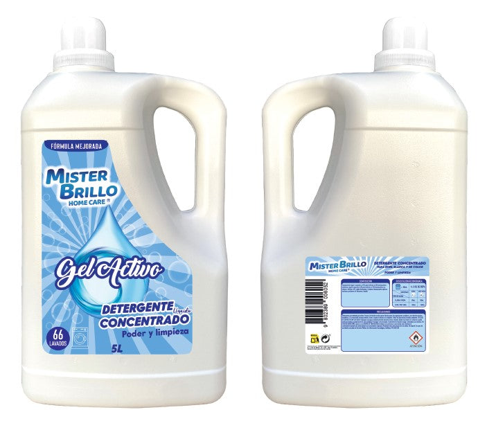 Palette de 144 Détergent liquide lessive MÉLANGE 5l a 4,49€/un - MISTER BRILLO