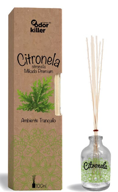 Mikado "Citronelle Original" parfum d'ambiance - Odor Killer 12 unités a 1,59€/unité