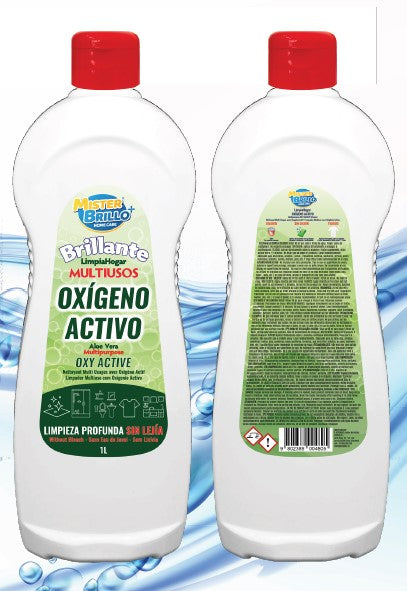 PACK DE 12 NETTOYEUR MULTIUSAGES OXIGEN ACTIF ALOE VERA - MISTER BRILLO