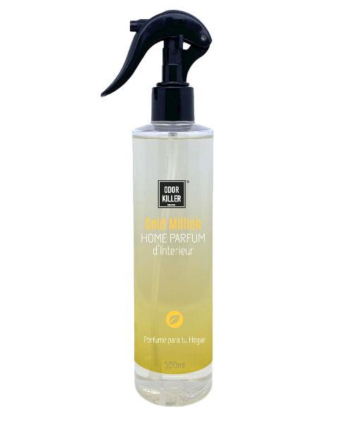 Spray "GOLD MILLION" parfum ambiance 300 ml - Odor Killer 12 unités a 1,66€/unité